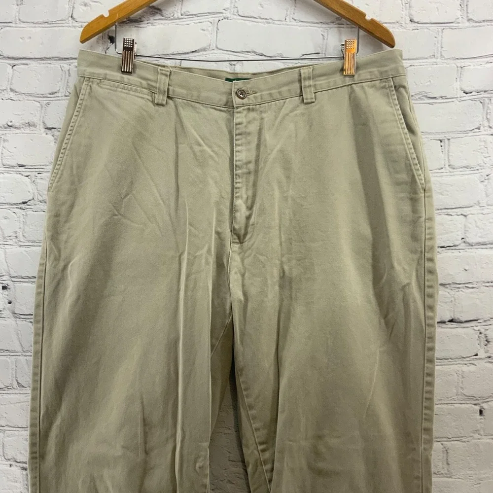 Ralph Lauren Beige Pants Mens sz 38x34 100%‎ Cotton